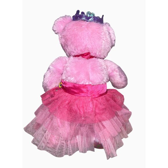 Build-A-Bear Workshop Pink Princess Bear With Disney Princess Dress - Picture 7 of 15